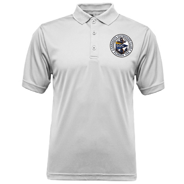 Sarasota Outboard Club Classic Men's UPF 50+ Dry-Fit Polo