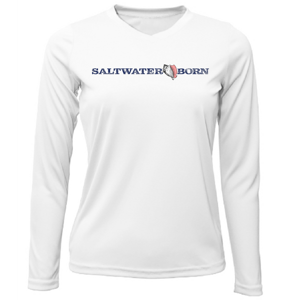 Saltwater Born Spear Life Women's Long Sleeve UPF 50+ Dry-Fit Shirt