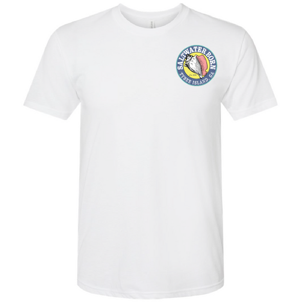 Tybee Island, GA Chasing Waves Men's Soft Tee