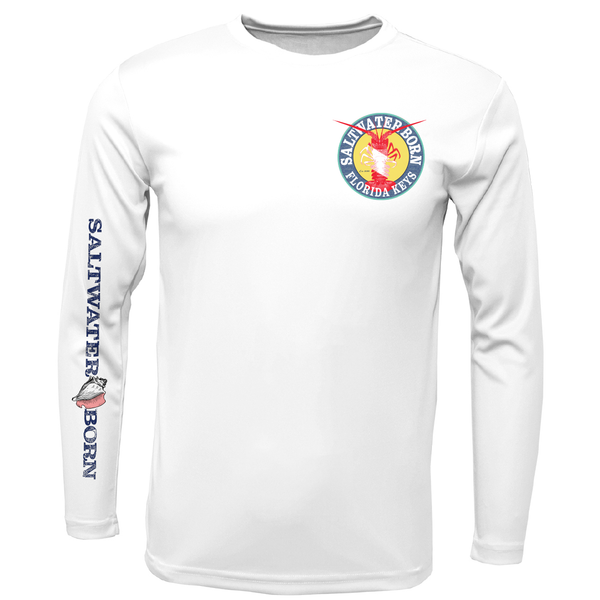 Florida Keys Scuba Lobster Men's Long Sleeve UPF 50+ Dry-Fit Shirt