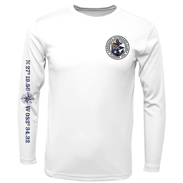 Sarasota Outboard Club Classic Men's Long Sleeve UPF 50+ Dry-Fit Shirt