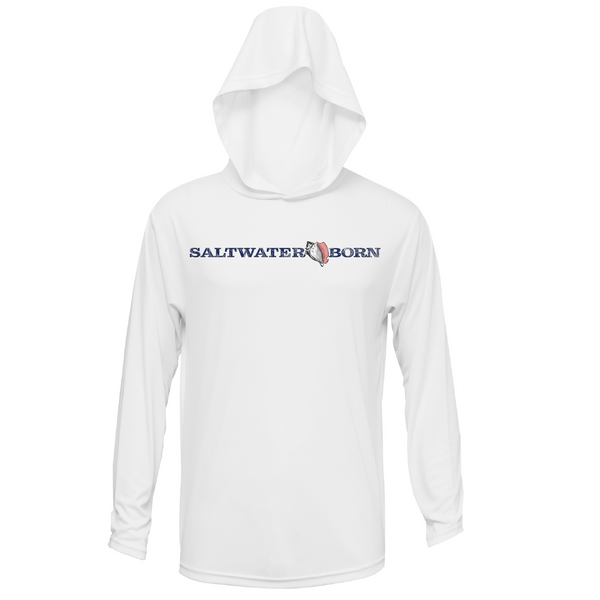New Orleans, LA Redfish Boy's Long Sleeve UPF 50+ Dry-Fit Hoodie