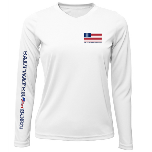 250th Anniversary Action Mahi Women's Long Sleeve UPF 50+ Dry-Fit Shirt