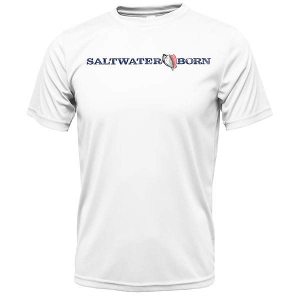 Mobile Bay, AL Shrimping Heritage Men's Short Sleeve UPF 50+ Dry-Fit Shirt