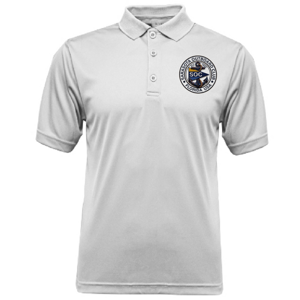 Sarasota Outboard Club Classic Men's UPF 50+ Dry-Fit Polo