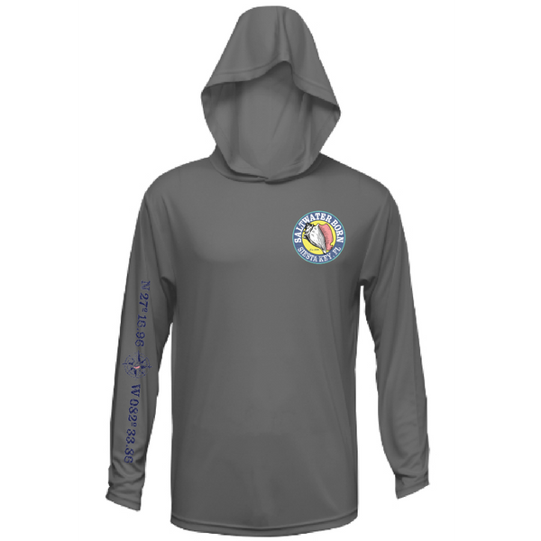 Siesta Key, FL Kraken Men's Long Sleeve UPF 50+ Dry-Fit Hoodie