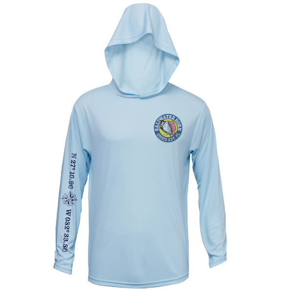 Siesta Key, FL Kraken Men's Long Sleeve UPF 50+ Dry-Fit Hoodie