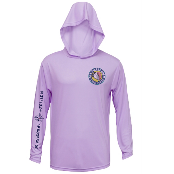 Siesta Key, FL Kraken Men's Long Sleeve UPF 50+ Dry-Fit Hoodie