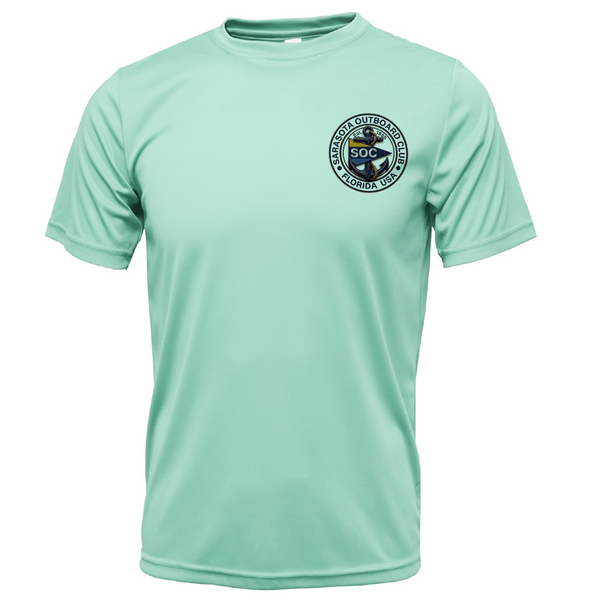 Sarasota Outboard Club Classic Men's Short Sleeve UPF 50+ Dry-Fit Shirt