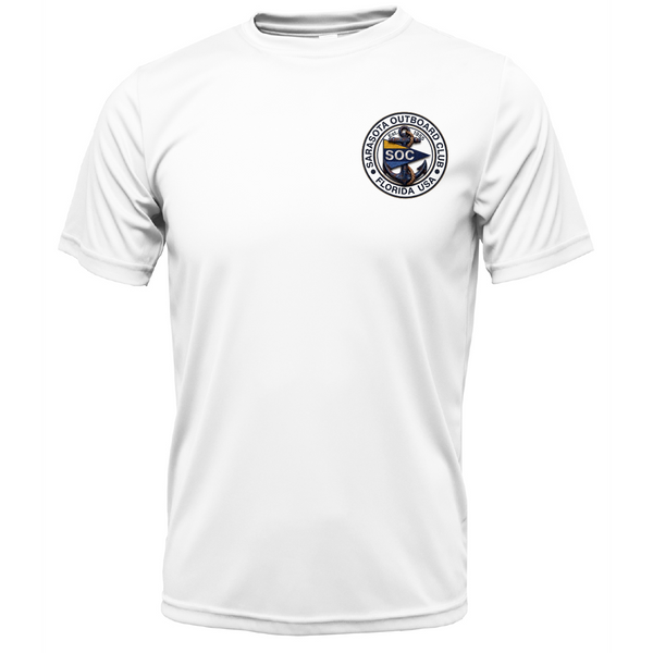 Sarasota Outboard Club Classic Men's Short Sleeve UPF 50+ Dry-Fit Shirt