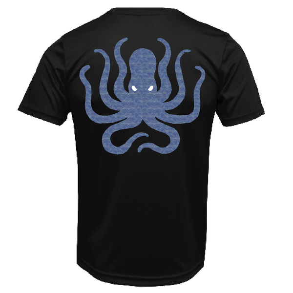 Siesta Key, FL Kraken Men's Short Sleeve UPF 50+ Dry-Fit Shirt