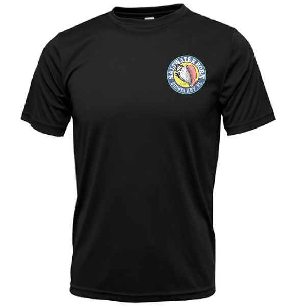 Siesta Key, FL Kraken Men's Short Sleeve UPF 50+ Dry-Fit Shirt