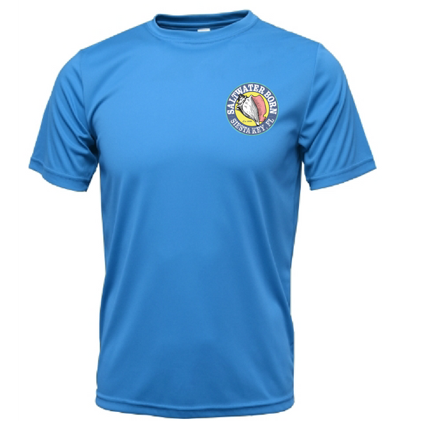 Siesta Key, FL Kraken Men's Short Sleeve UPF 50+ Dry-Fit Shirt