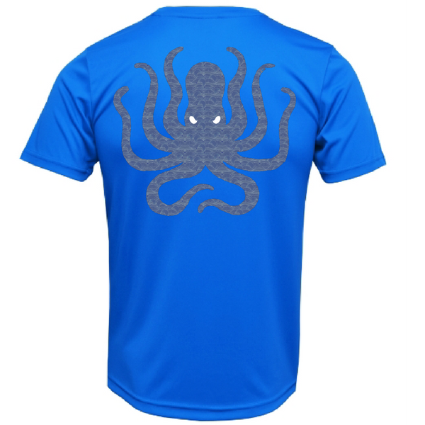Siesta Key, FL Kraken Men's Short Sleeve UPF 50+ Dry-Fit Shirt
