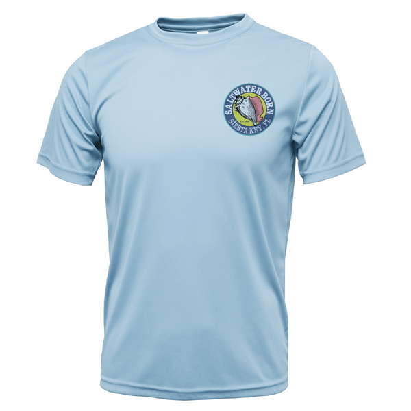 Siesta Key, FL Kraken Men's Short Sleeve UPF 50+ Dry-Fit Shirt