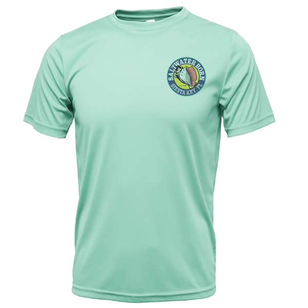 Siesta Key, FL Kraken Men's Short Sleeve UPF 50+ Dry-Fit Shirt