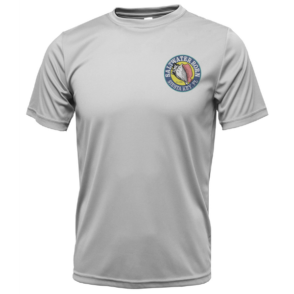 Siesta Key, FL Kraken Men's Short Sleeve UPF 50+ Dry-Fit Shirt