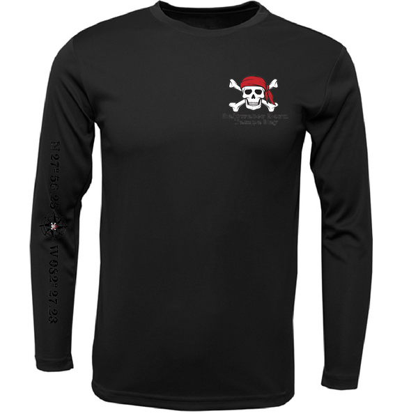 Tampa Bay, FL Blackbeard Men's Long Sleeve UPF 50+ Dry-Fit Shirt