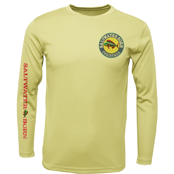 Christmas Mahi Men's Long Sleeve UPF 50+ Dry-Fit Shirt