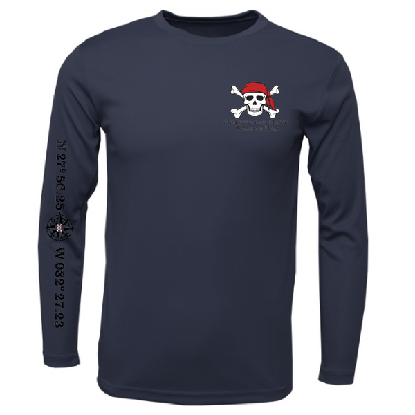 Tampa Bay, FL Blackbeard Men's Long Sleeve UPF 50+ Dry-Fit Shirt