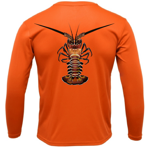 Camisa de manga larga con ajuste seco UPF 50+ de Key West Realistic Lobster