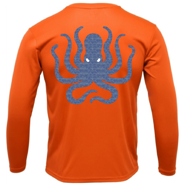 Siesta Key, FL Kraken Men's Long Sleeve UPF 50+ Dry-Fit Shirt