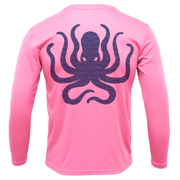 New Smyrna Beach, FL Kraken Men's Long Sleeve UPF 50+ Dry-Fit Shirt