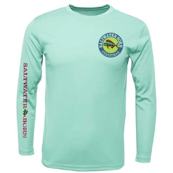 Christmas Mahi Men's Long Sleeve UPF 50+ Dry-Fit Shirt