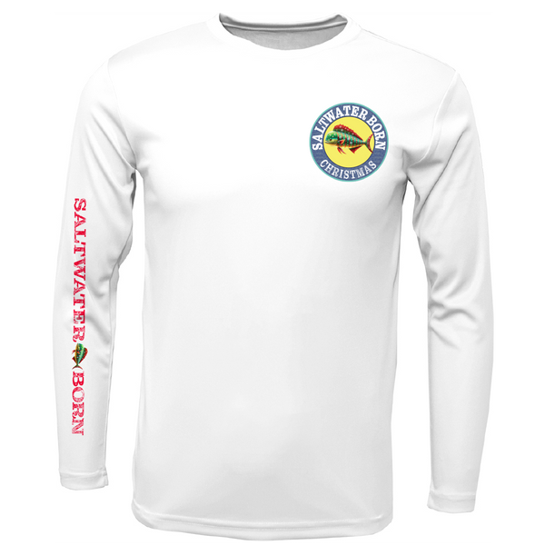 Christmas Mahi Men's Long Sleeve UPF 50+ Dry-Fit Shirt