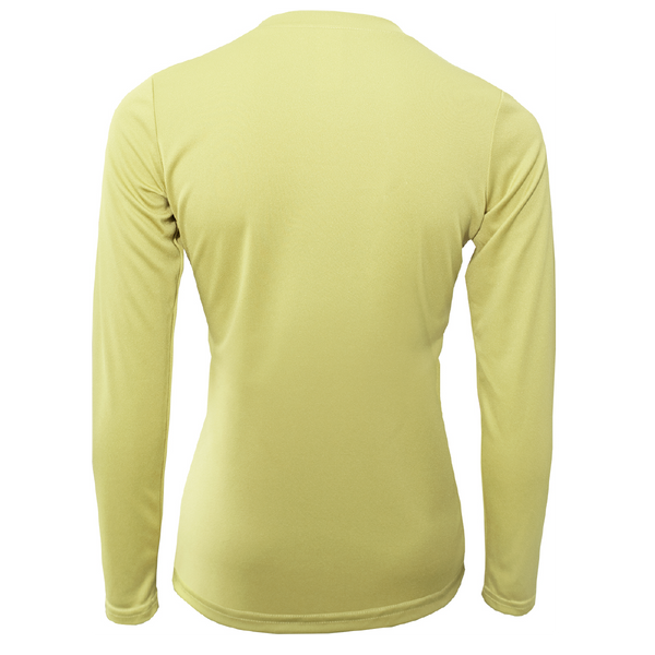 "Life Is Better At The Beach" Conch Women's Long Sleeve UPF 50+ Dry-Fit Shirt (No Back)