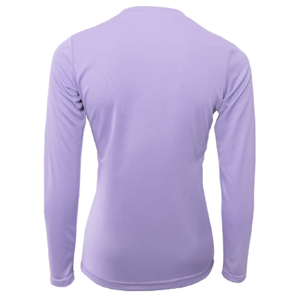 "Life Is Better At The Beach" Conch Women's Long Sleeve UPF 50+ Dry-Fit Shirt (No Back)