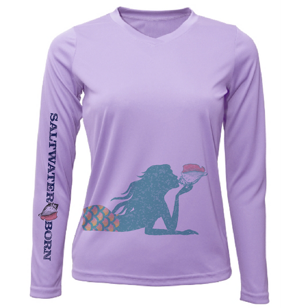 Camisa sirena de manga larga UPF 50+ Dry-Fit