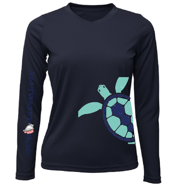 Turtle Wrap Women's Long Sleeve UPF 50+ Dry-Fit Shirt