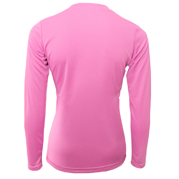 "Life Is Better At The Beach" Conch Women's Long Sleeve UPF 50+ Dry-Fit Shirt (No Back)
