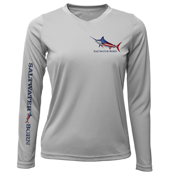 250th Anniversary Action Marlin Women's Long Sleeve UPF 50+ Dry-Fit Shirt