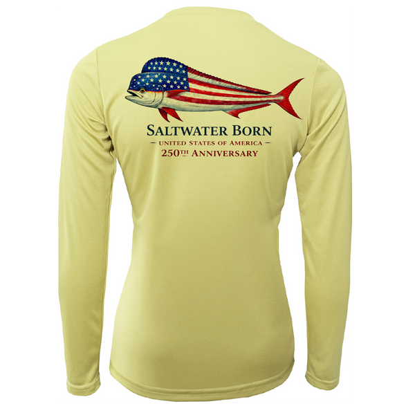 250th Anniversary Action Mahi Women's Long Sleeve UPF 50+ Dry-Fit Shirt