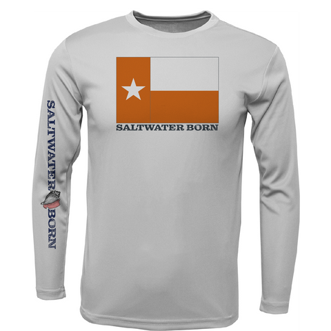 Camisa de manga larga Texas naranja quemado UPF 50+ Dry-Fit