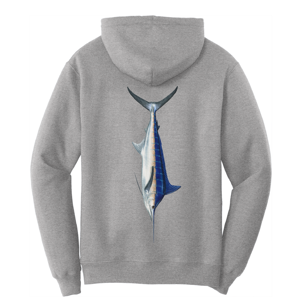 Blue Marlin Cotton Hoodie Saltwater Born