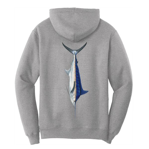 Sudadera con capucha de algodón Marlin azul