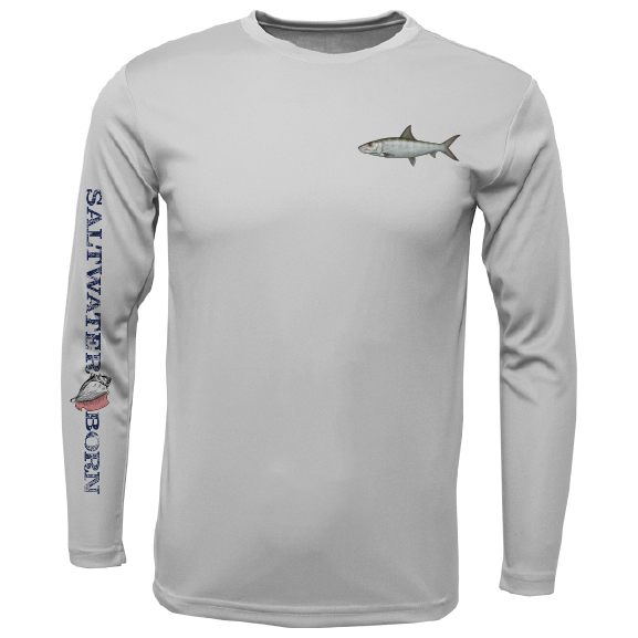 SK Bonefish on Chest Long Sleeve UPF 50+ Dry-Fit Shirt – Saltwater