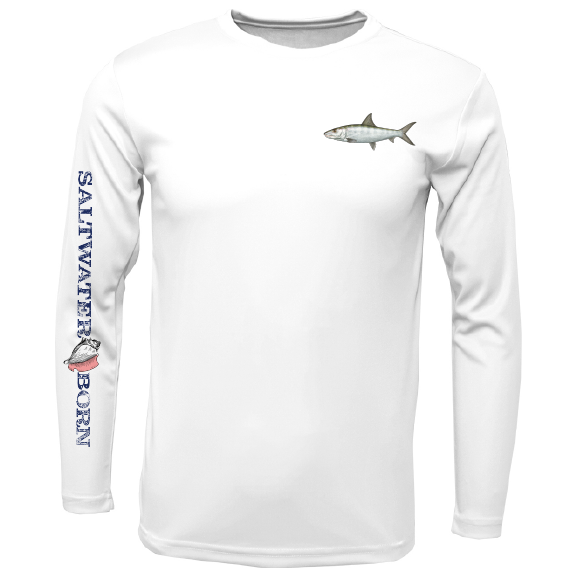 SK Bonefish on Chest Long Sleeve UPF 50+ Dry-Fit Shirt – Saltwater
