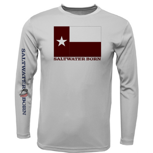 Camisa de manga larga con ajuste seco UPF 50+ edición Texas A&amp;M