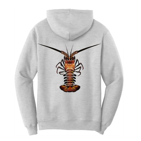Florida Keys Realistic Lobster Cotton Hoodie