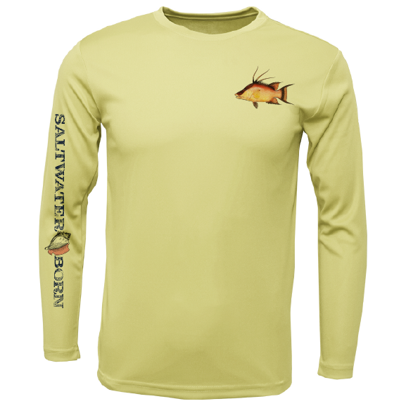 Clean Hogfish Long Sleeve UPF 50+ Dry-Fit Shirt