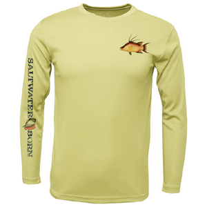 Clean Hogfish Long Sleeve UPF 50+ Dry-Fit Shirt