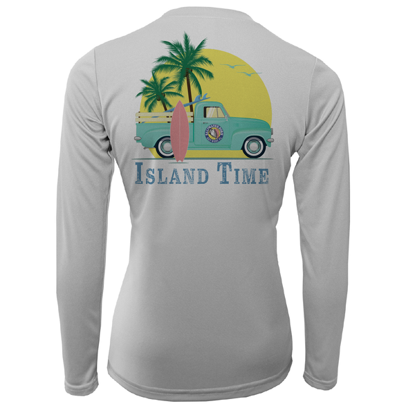 Key West Island Time Women's Long Sleeve UPF 50+ Dry-Fit Shirt