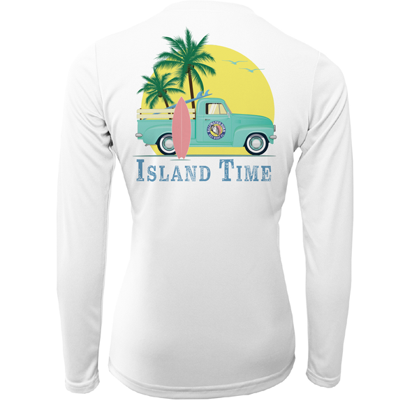 Key West Island Time Women's Long Sleeve UPF 50+ Dry-Fit Shirt