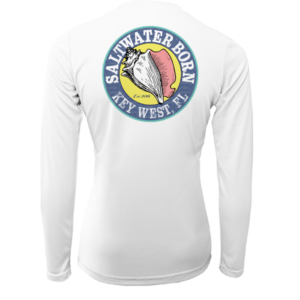 Key West Horseshoe Crab Women's Long Sleeve UPF 50+ Dry-Fit Shirt