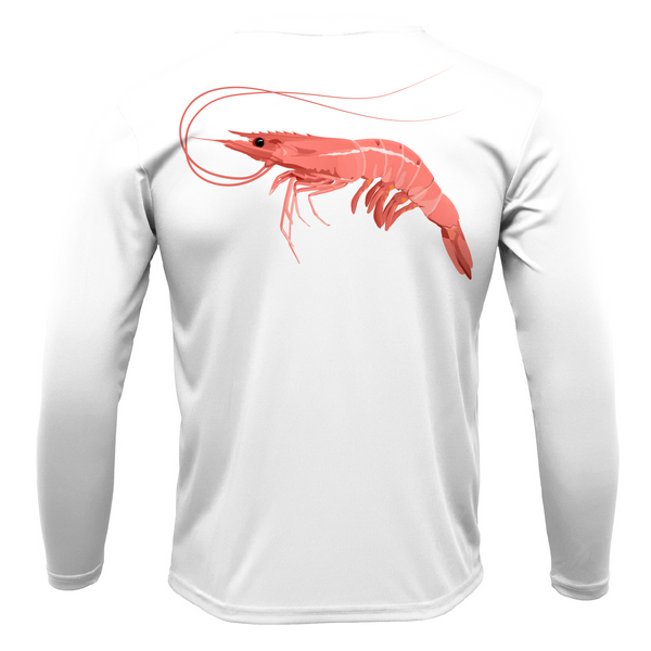 Key West, FL Jumbo Shrimp Long Sleeve UPF 50+ Dry-Fit Shirt