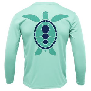 Key West, FL Turtle Long Sleeve UPF 50+ Dry-Fit Shirt – Saltwater Born